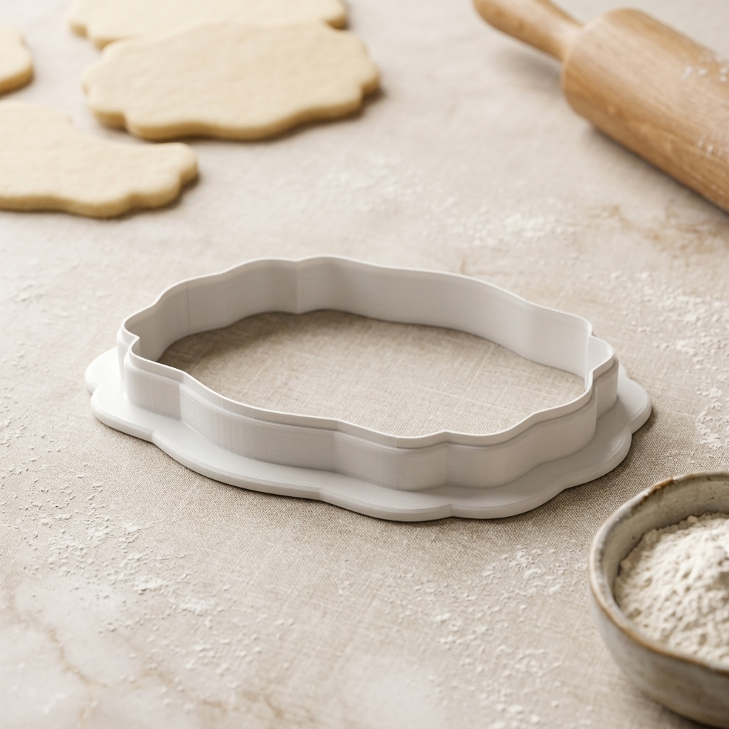 Rodeo Belt Buckle Cookie Cutter, 3D Printed Western Party