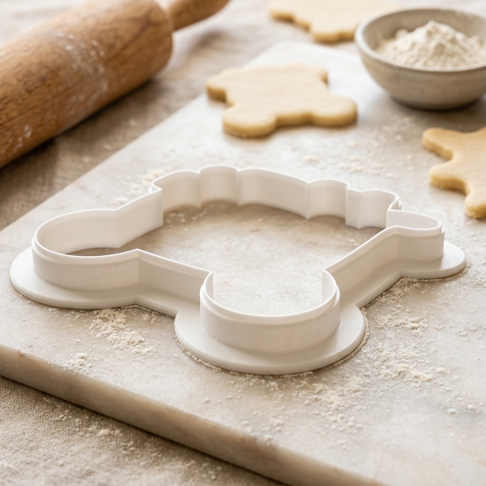 Vintage Bar Cart Cookie Cutter, 3D Printed Bar Cart Gift