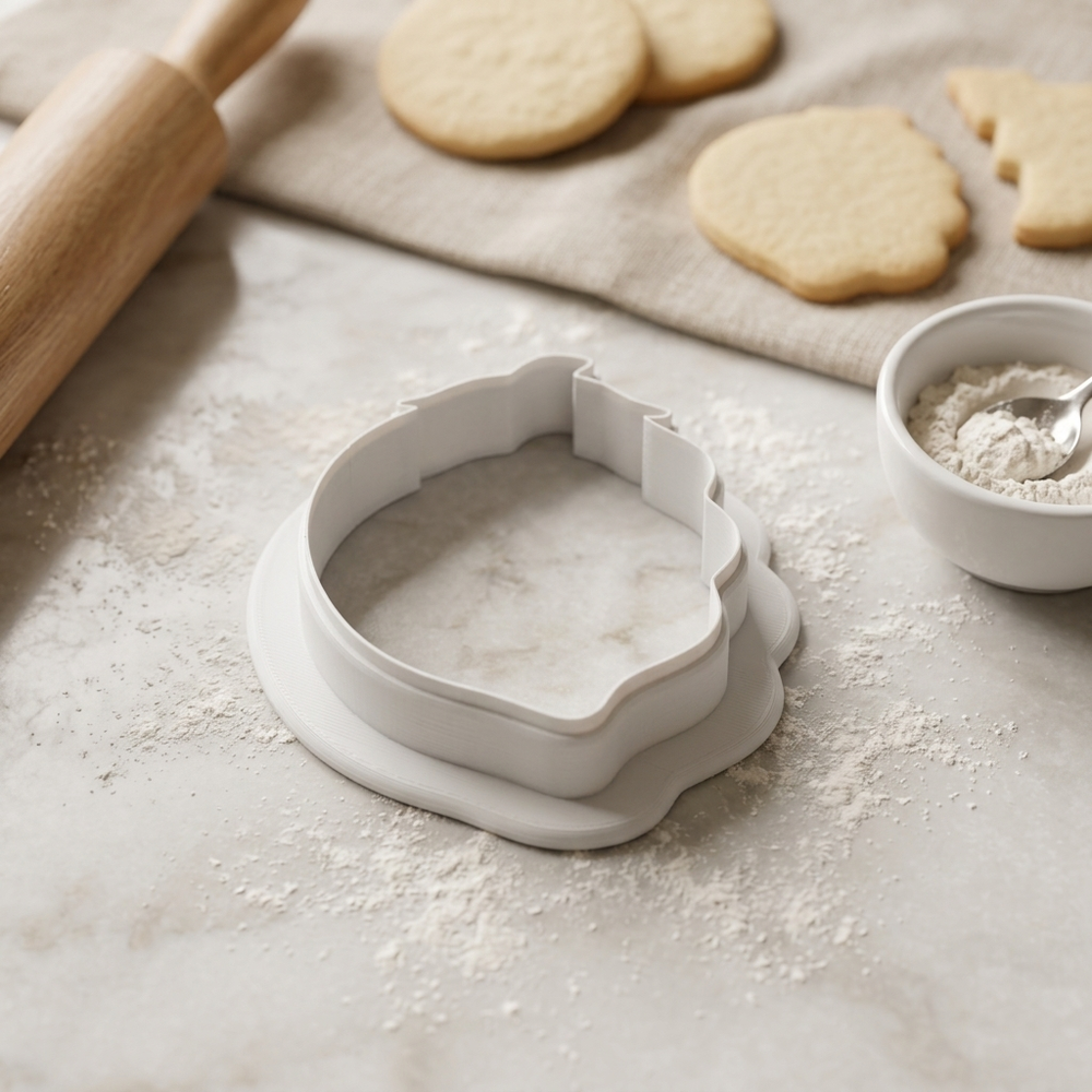 Sweet Pea Pod Baby Cookie Cutter, 3D Printed Baby Shower