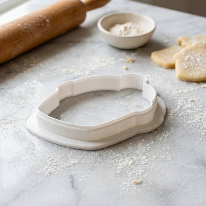 Little Sprout Baby Pot Cookie Cutter, 3D Printed Baby Shower