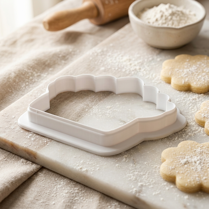 Bridal Tiara Comb Cookie Cutter, 3D Printed Wedding Theme