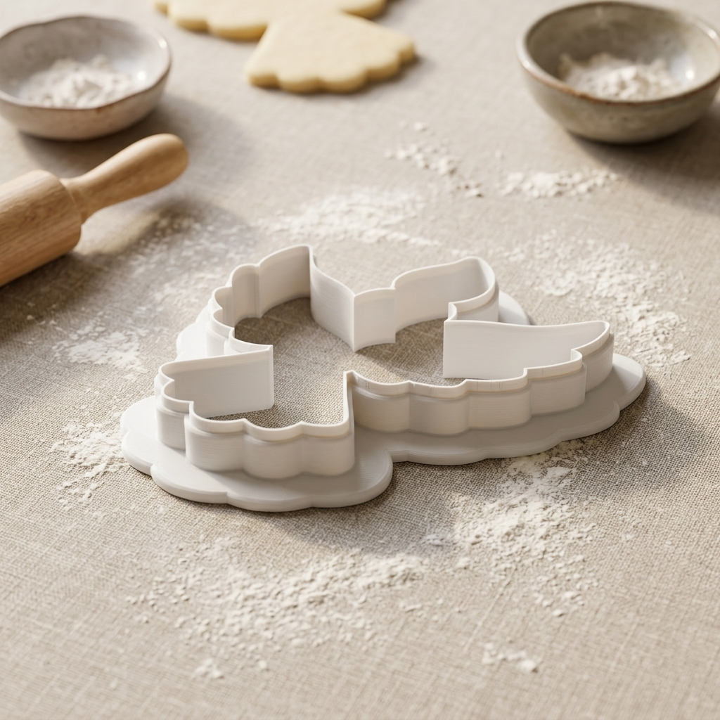 Confirmation Dove and Flame Cookie Cutter, 3D Printed Religious Theme