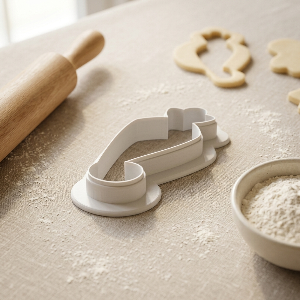 Cake Decorator Piping Bag Cookie Cutter, 3D Printed Kitchen Theme