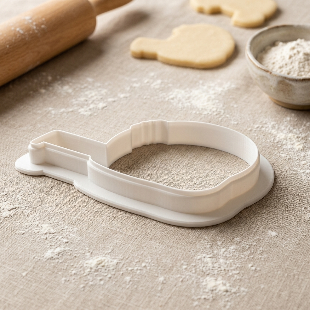 Retractable Tape Measure Cookie Cutter, 3D Printed Party Theme