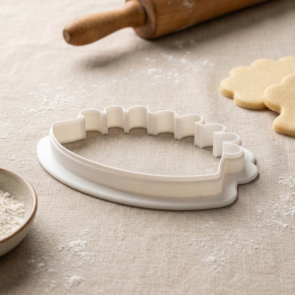 Sewing Wrist Pin Cushion Cookie Cutter, 3D Printed Craft Theme