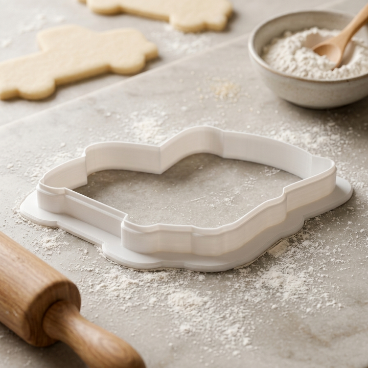 Cozy Reading Nook Armchair Cookie Cutter, 3D Printed Book Lover Theme