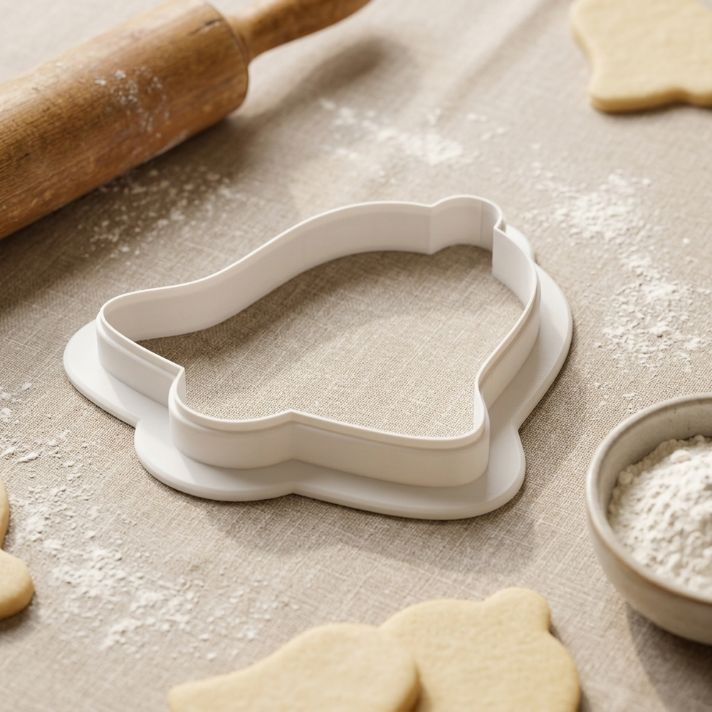 Bunco Bell with Dice Cookie Cutter, 3D Printed Game Night