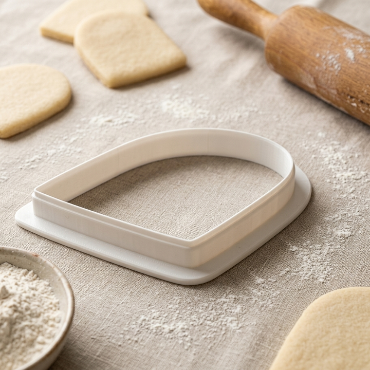 Arched Plaque Cookie Cutter, 3D Printed Message Plaque