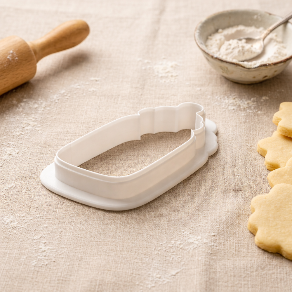 Baby Bottle Cookie Cutter, 3D Printed Shower Theme