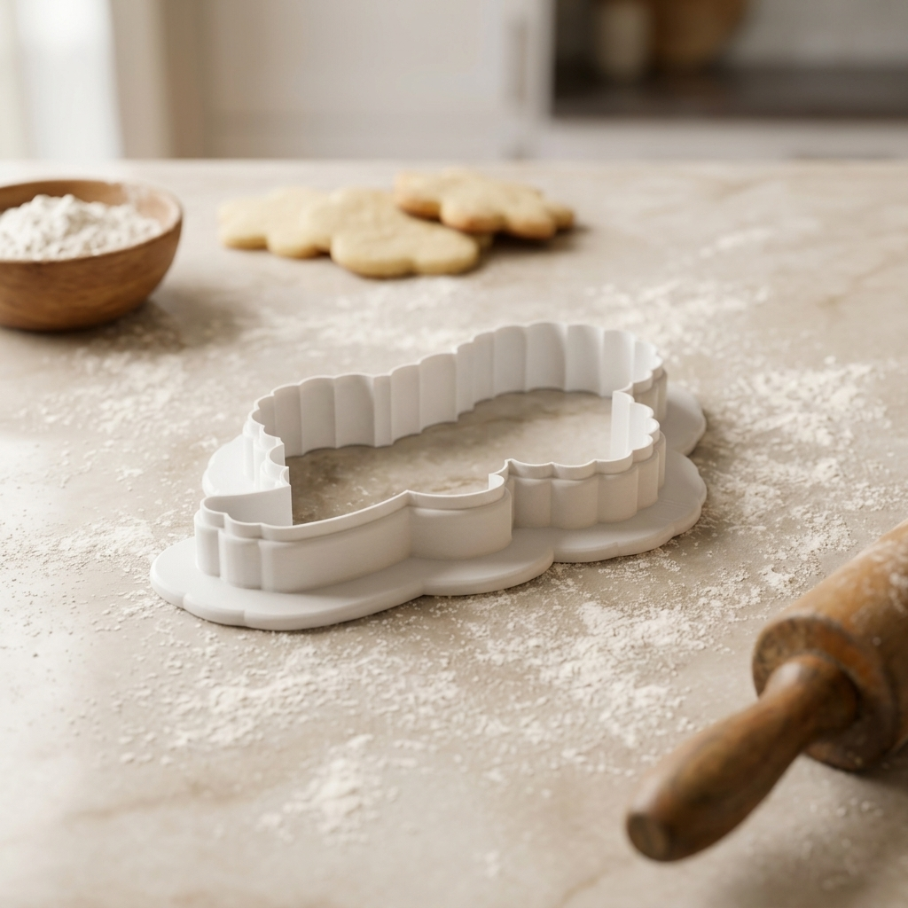 Daisy Cluster Cookie Cutter, 3D Printed Spring Floral