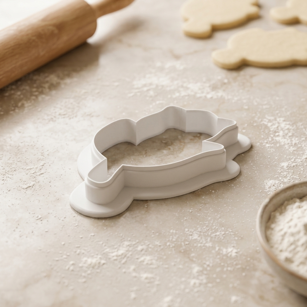 Tulip Stem Cookie Cutter, 3D Printed Spring Flower