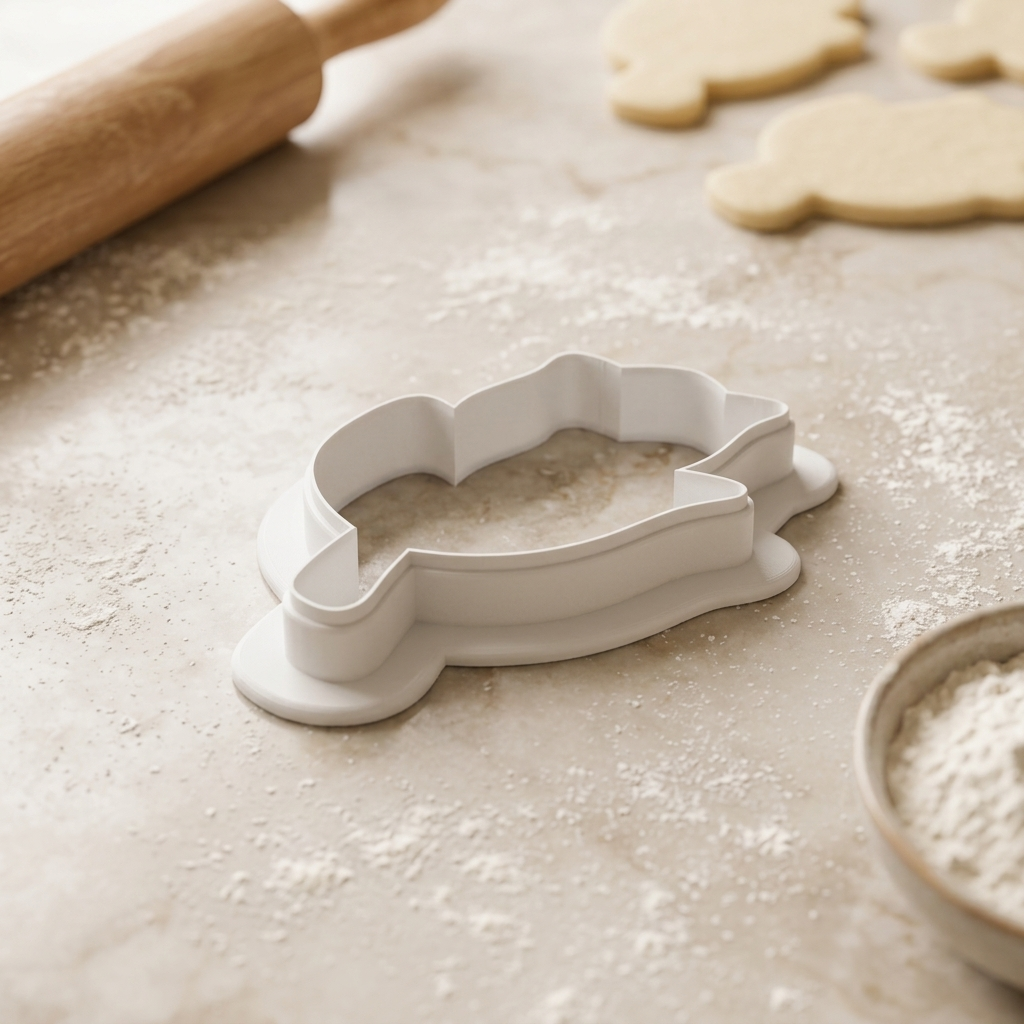 Tulip Stem Cookie Cutter, 3D Printed Spring Flower