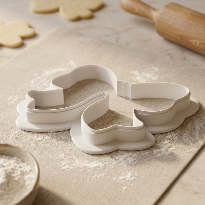 Coquette Bow Cookie Cutter, 3D Printed Pastel Bow