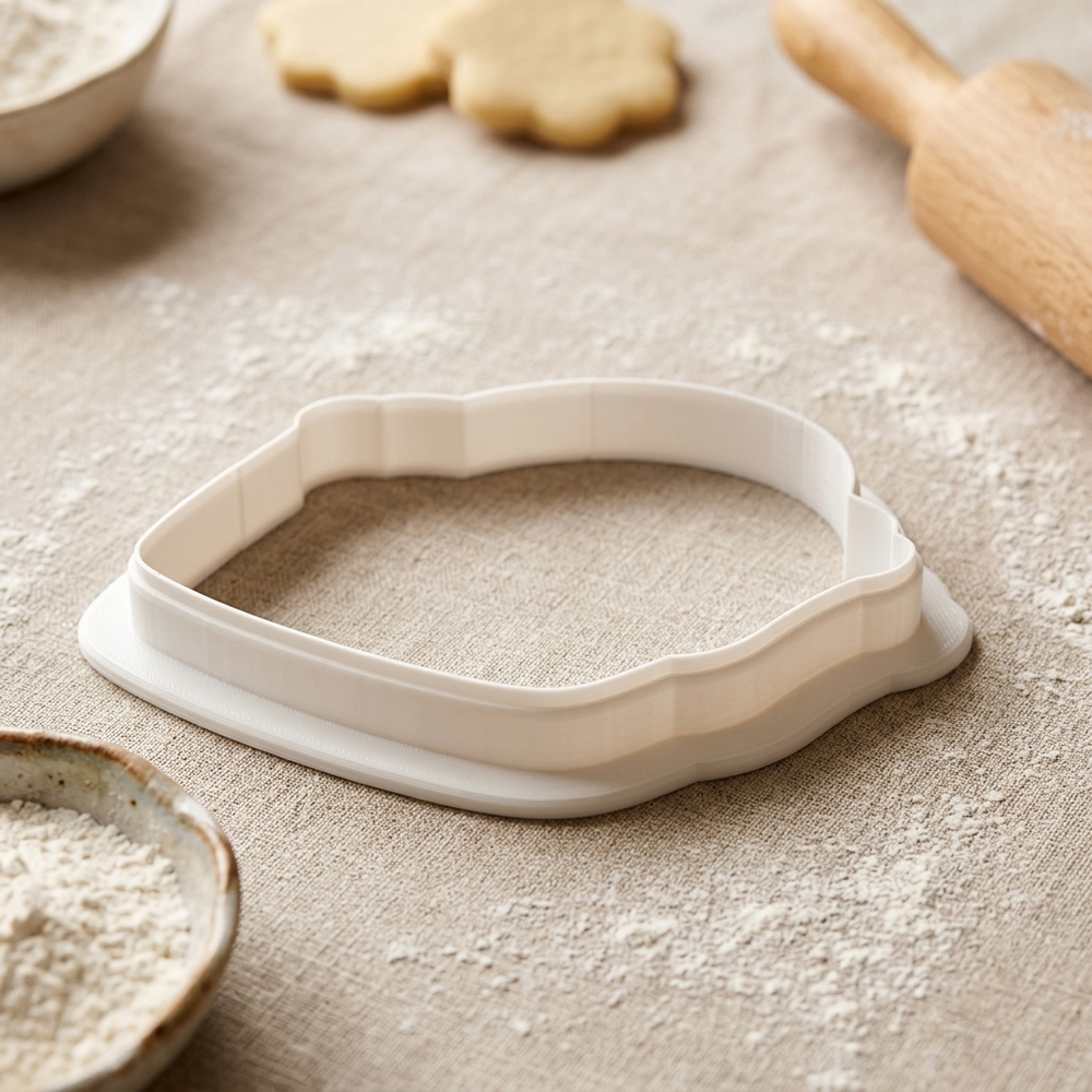Toy Basket Cookie Cutter, 3D Printed Baby Shower