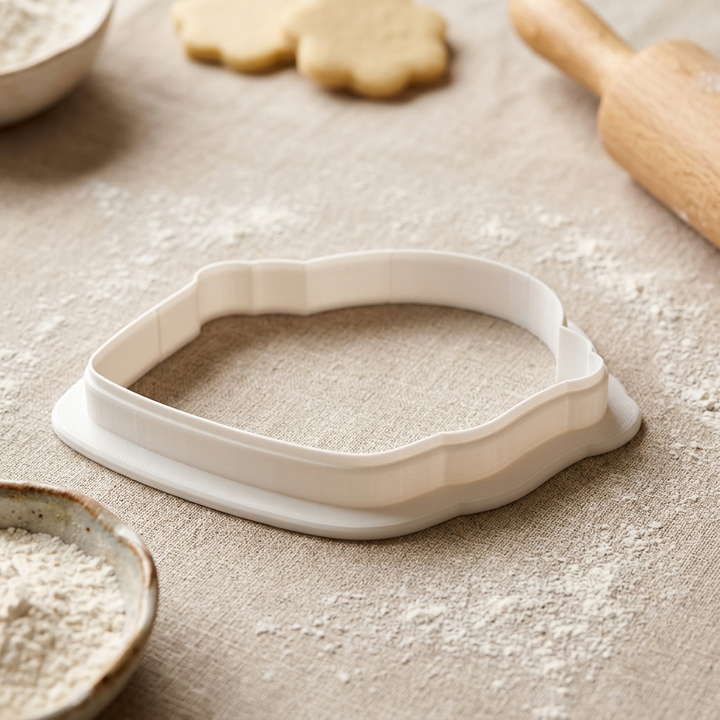 Toy Basket Cookie Cutter, 3D Printed Baby Shower