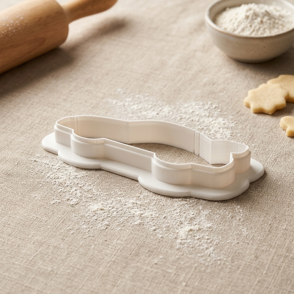 Race Car Cookie Cutter, 3D Printed Fast Birthday