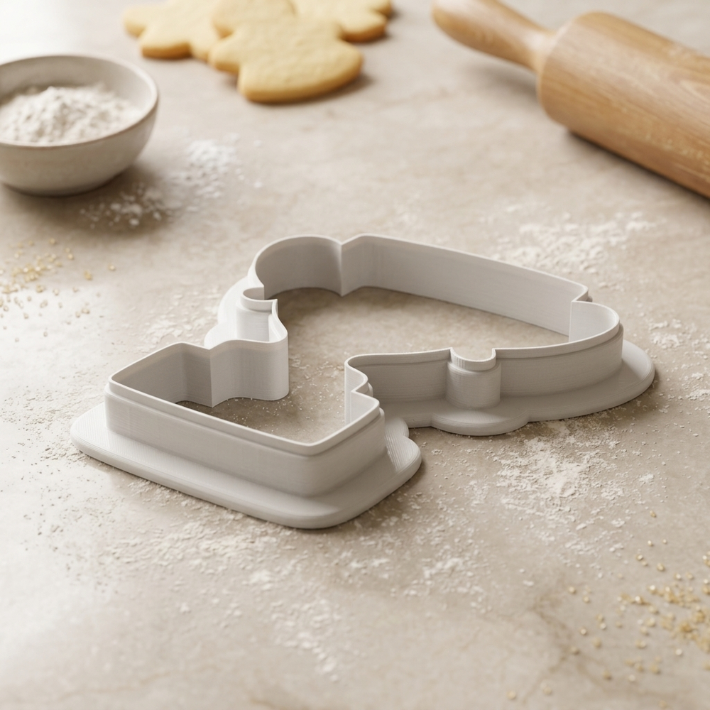 Trophy Cookie Cutter, 3D Printed Winner Theme