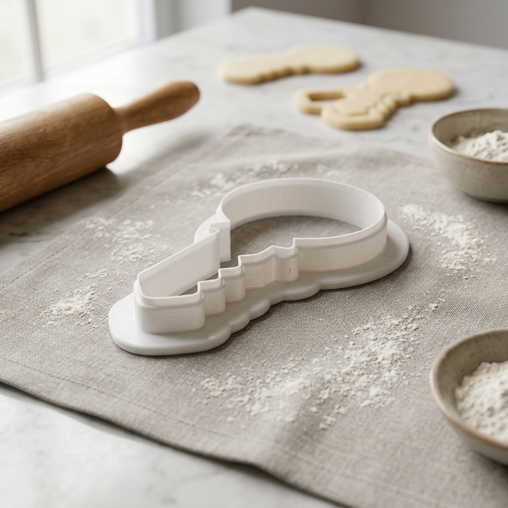 House Key Cookie Cutter, 3D Printed Housewarming