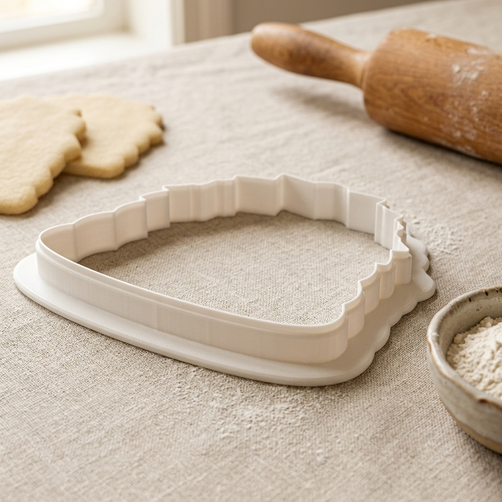 Floral Beehive Cookie Cutter, 3D Printed Little Honey