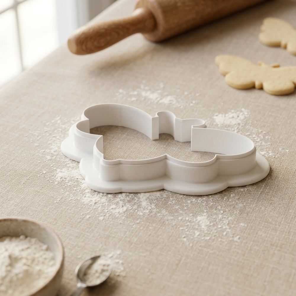 Wildflower Bee Cookie Cutter, 3D Printed Little Honey