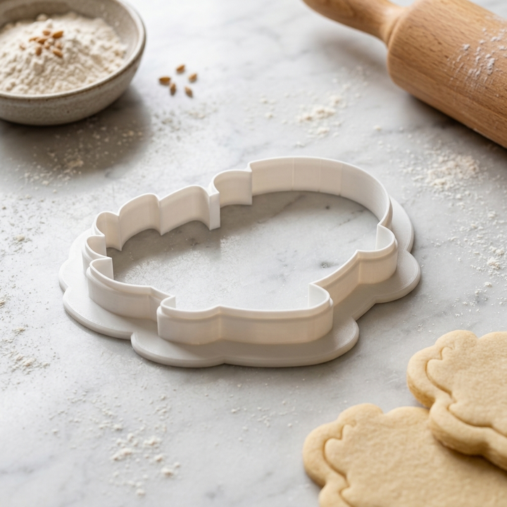 Baby Dragon in Egg Cookie Cutter, 3D Printed Baby Shower