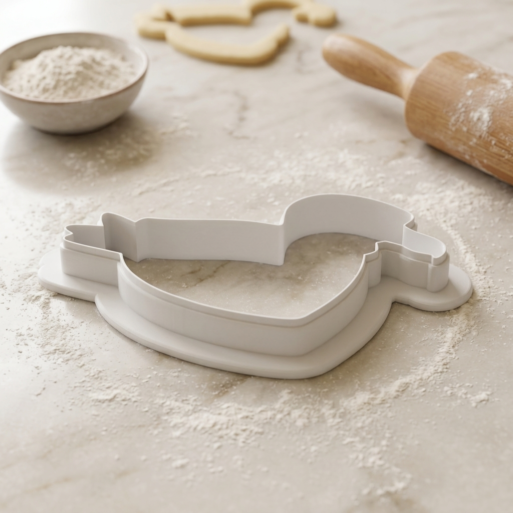 Raincoat Seagull Cookie Cutter, 3D Printed Animal Theme