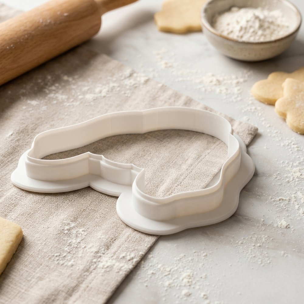 Basset Hound Face Cookie Cutter, 3D Printed Animal Theme