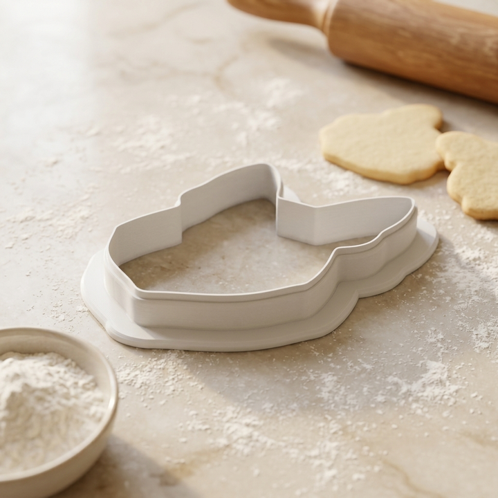 German Shepherd Face Cookie Cutter, 3D Printed Animal Theme
