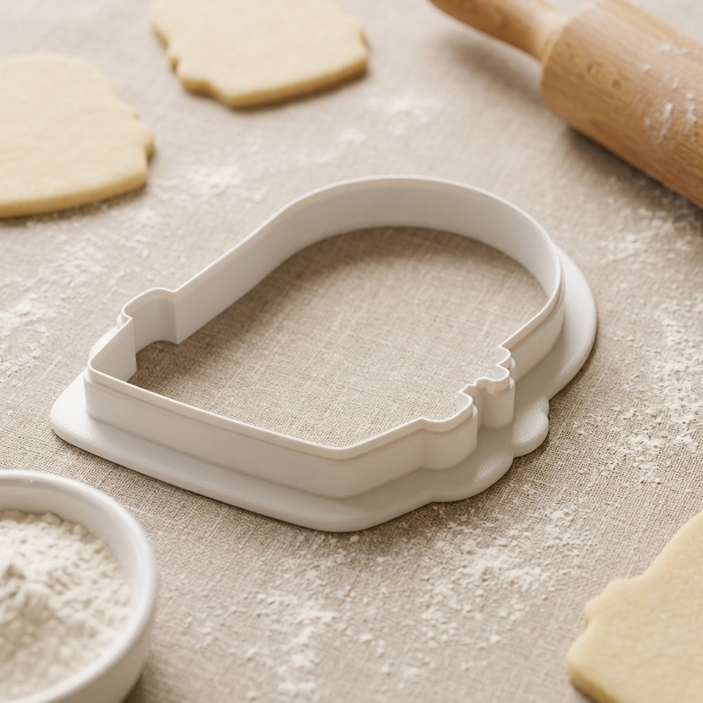 Cat in Window Box Cookie Cutter, 3D Printed Animal Theme