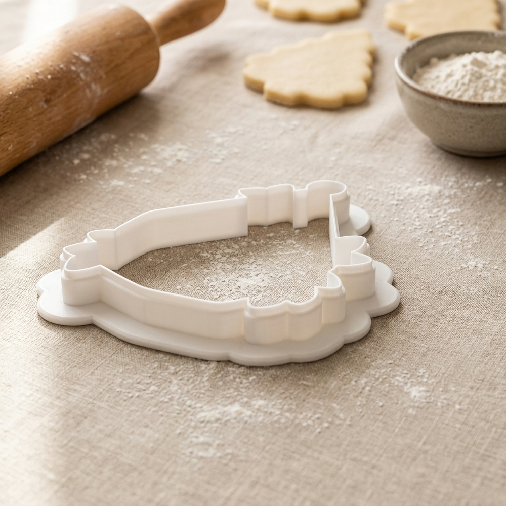 Hanging Terrarium with Vines Cookie Cutter, 3D Printed Garden Theme