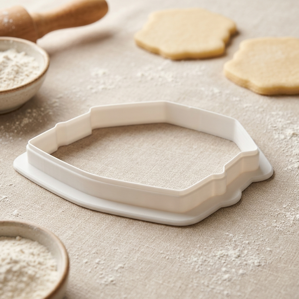Garden Shed with Flower Boxes Cookie Cutter, 3D Printed Garden Theme
