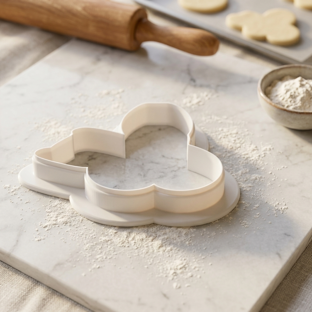Embroidery Snips and Thread Cookie Cutter, 3D Printed Craft Theme