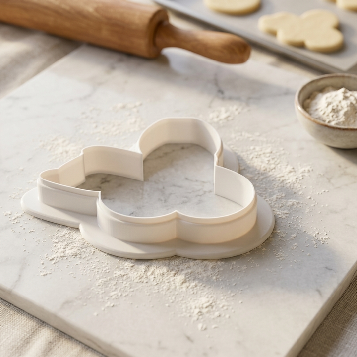 Embroidery Snips and Thread Cookie Cutter, 3D Printed Craft Theme