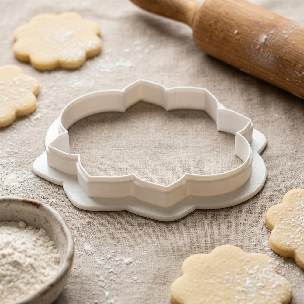 Hydrangea Bloom Cookie Cutter, 3D Printed Garden Theme