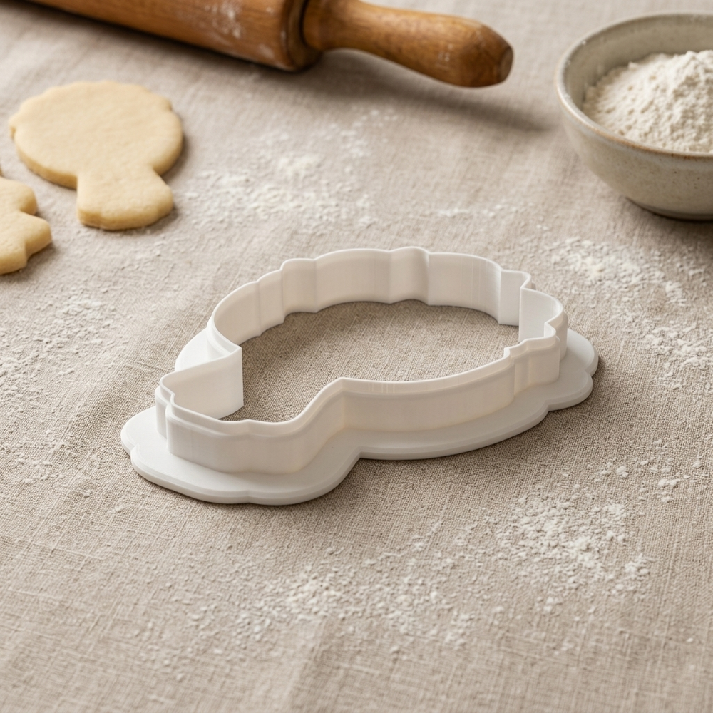 Forget Me Not Bouquet Cookie Cutter, 3D Printed Wedding Theme