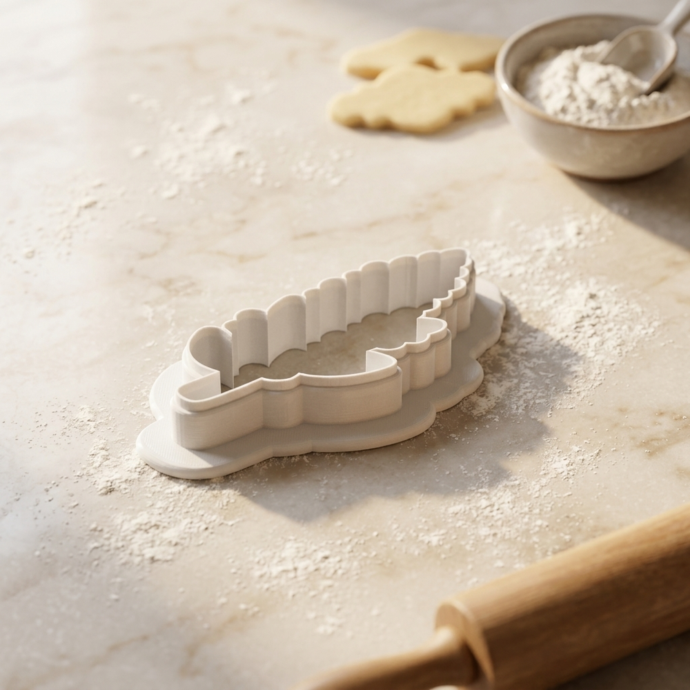 Snapdragon Stem Cookie Cutter, 3D Printed Party Theme