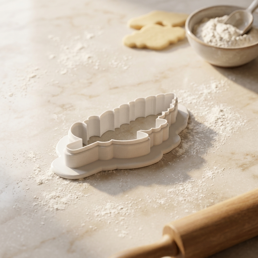 Snapdragon Stem Cookie Cutter, 3D Printed Party Theme