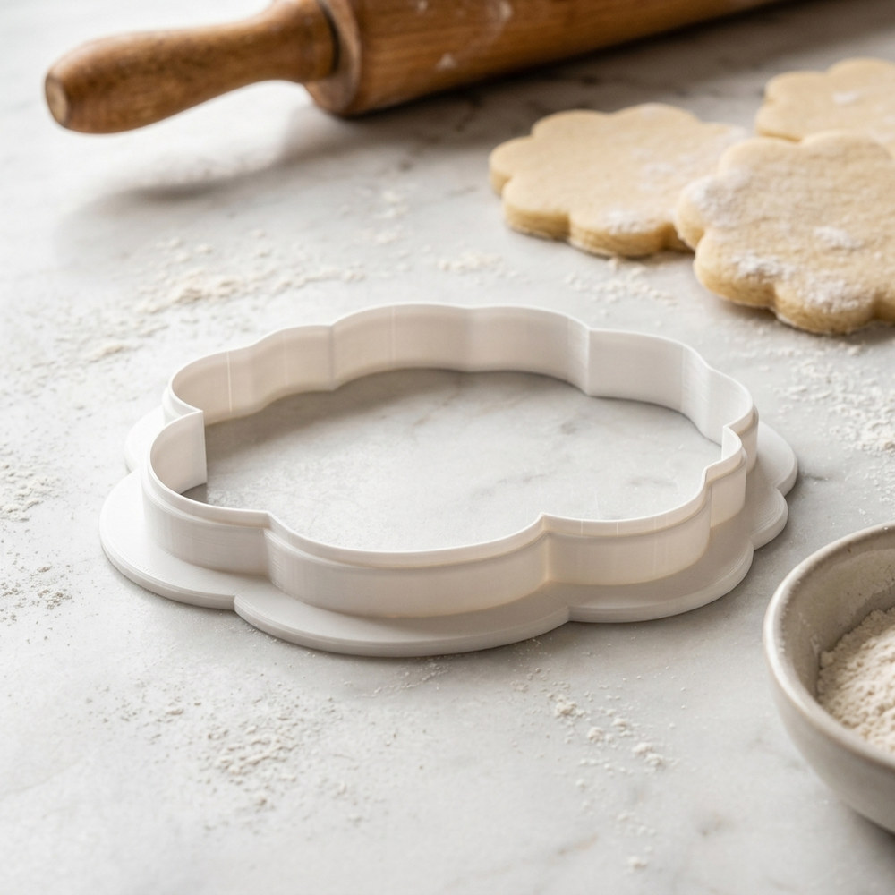 Pansy Bloom Cookie Cutter, 3D Printed Party Theme