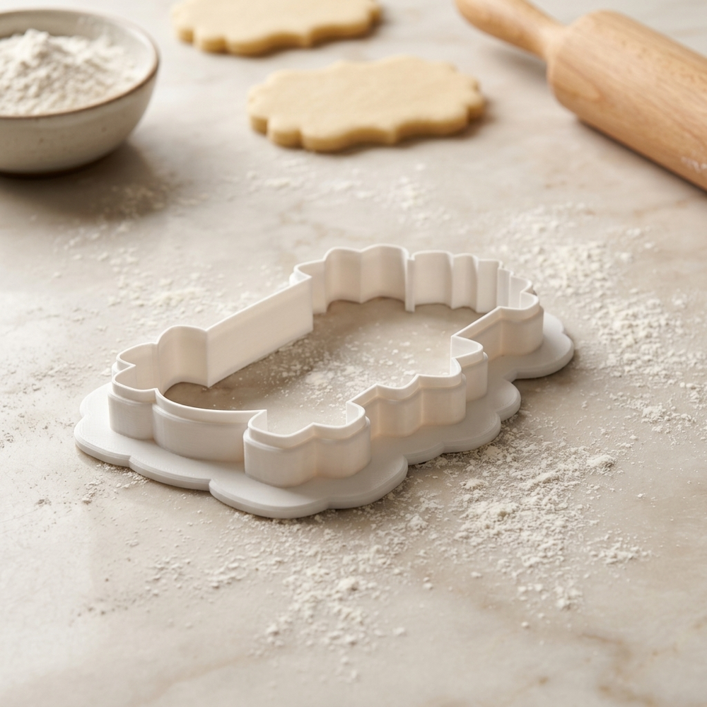 Clematis Trellis Cookie Cutter, 3D Printed Garden Theme