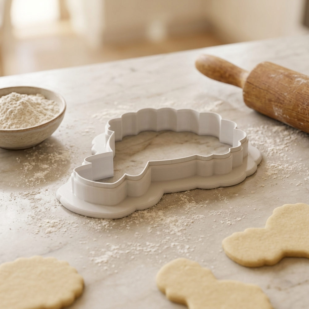 Baby Breath Bouquet Cookie Cutter, 3D Printed Baby Shower