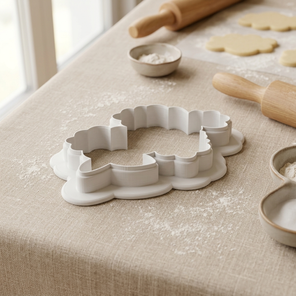 Honeysuckle Vine Cookie Cutter, 3D Printed Party Theme