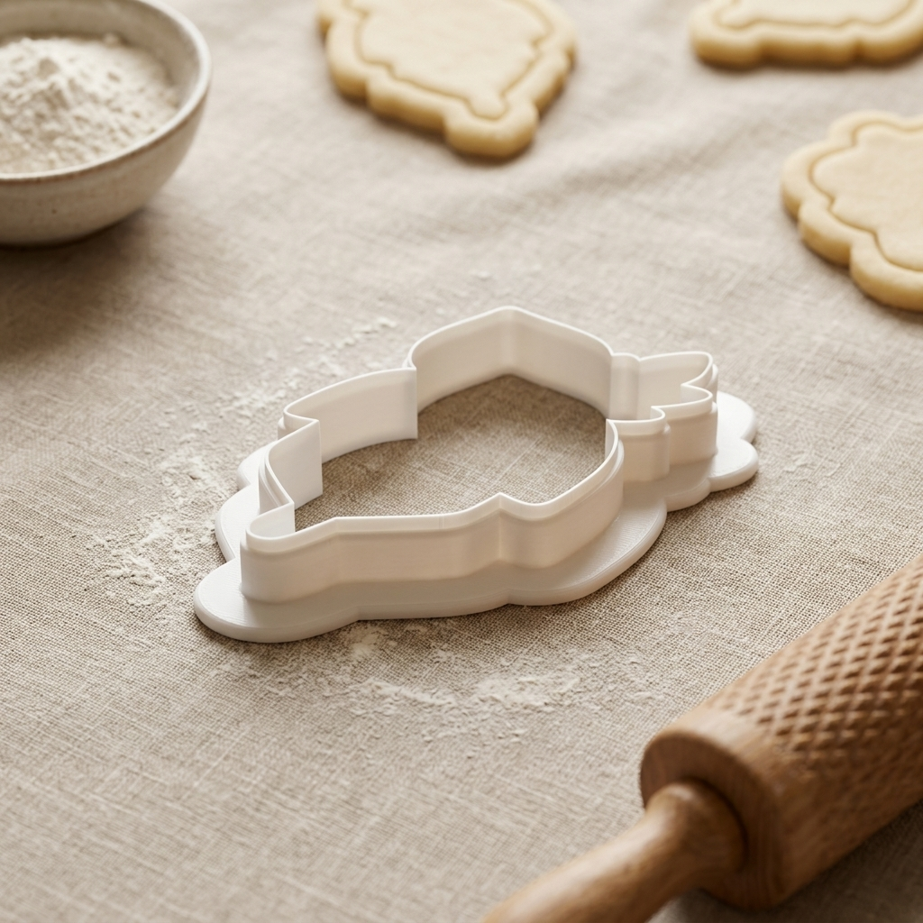 Anthurium Stem Cookie Cutter, 3D Printed Party Theme