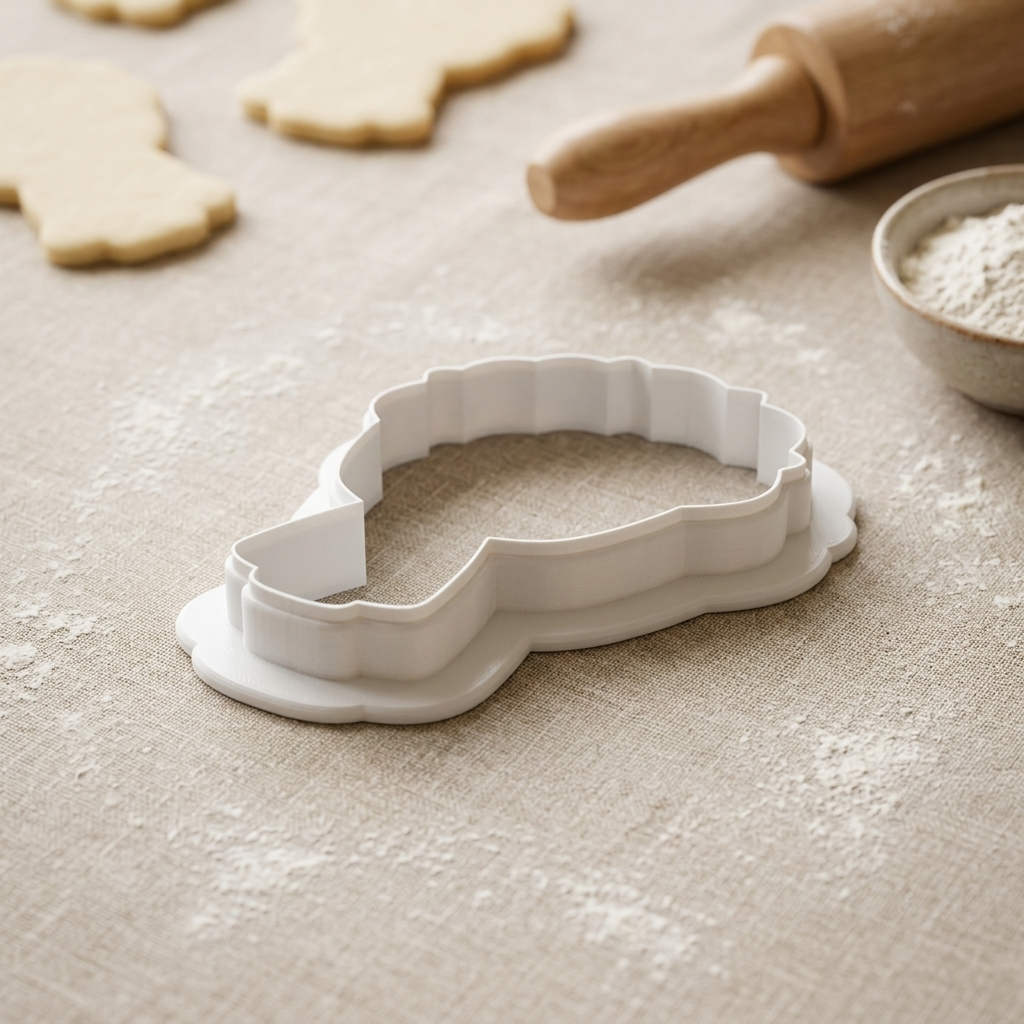 Violet Bouquet Cookie Cutter, 3D Printed Wedding Theme
