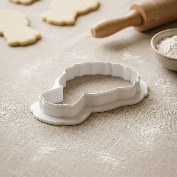 Violet Bouquet Cookie Cutter, 3D Printed Wedding Theme
