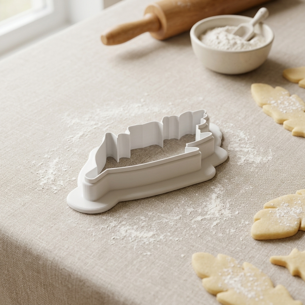 Gladiolus Stem Cookie Cutter, 3D Printed Party Theme