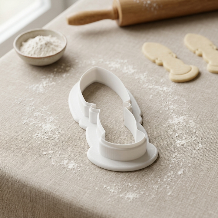 Botanical Wedding Cake Server Cookie Cutter, 3D Printed Wedding Theme
