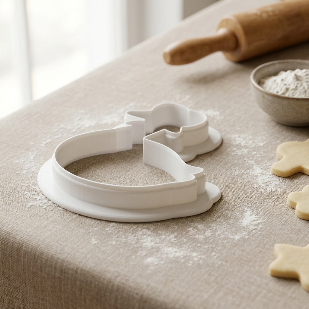 Goose in Rain Bonnet Cookie Cutter, 3D Printed Animal Theme