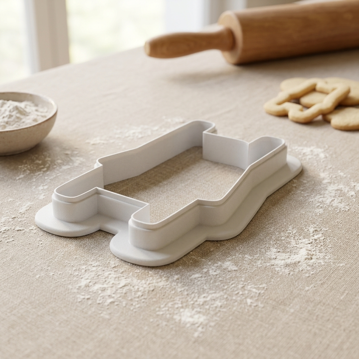 Patchwork Quilt Ladder Cookie Cutter, 3D Printed Party Theme