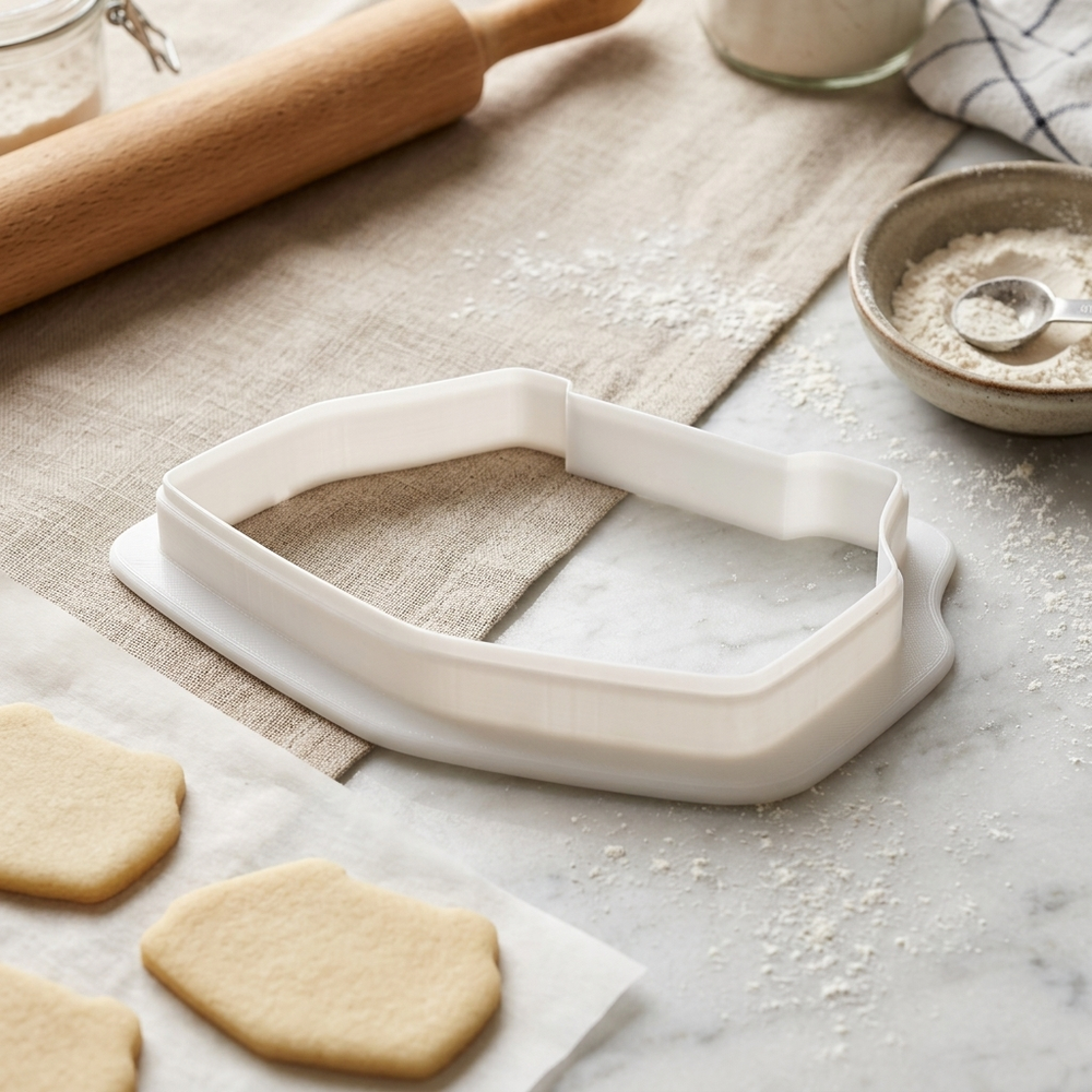 Carpenter Sawhorse Toolbox Cookie Cutter, 3D Printed Party Theme