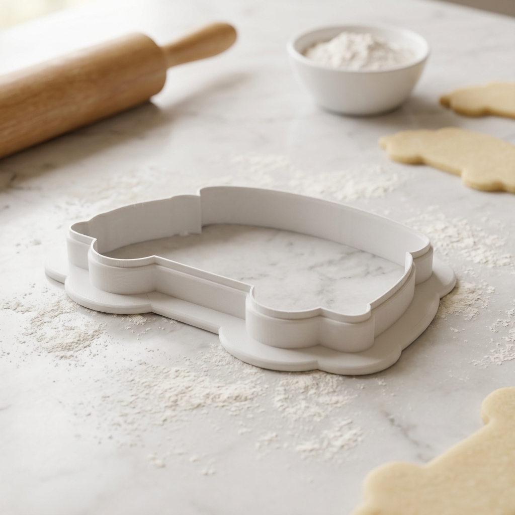 Paddle Board Roof Van Cookie Cutter, 3D Printed Party Theme